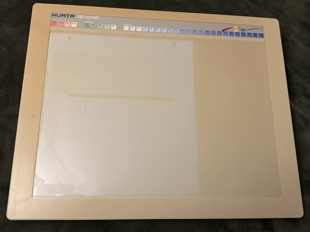 Kurta IS/ONE 12x17 Digitizing Tablet Input System Powers On Vintage CAD