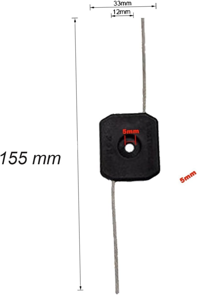 5Pcs Weed Trimmer Blades - Durable Replacement String Blades for Cordless Tri...