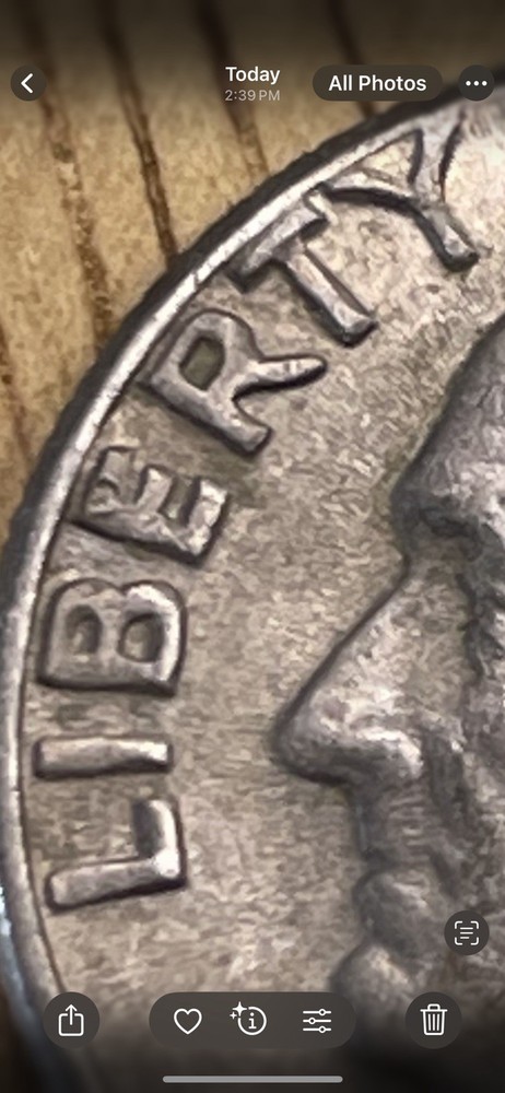 Rare find, 1976 D Roosevelt Dime, Denver Mint, Circulated Multiple Rare Errors