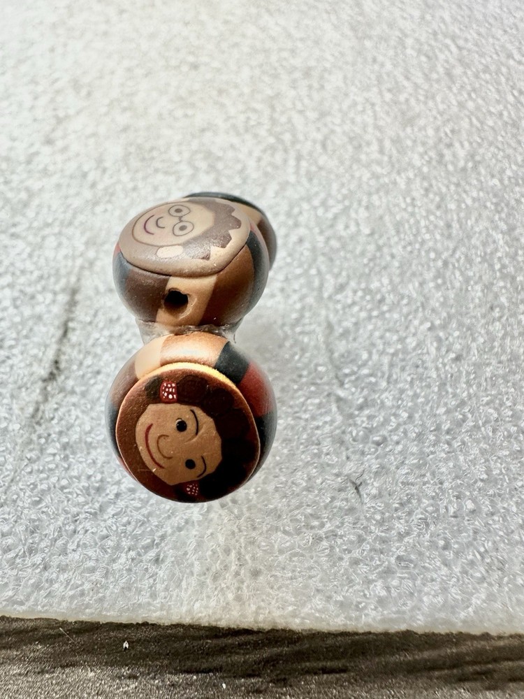 Whimsical 3 Faces POLYMER Clay Adjustable Ring