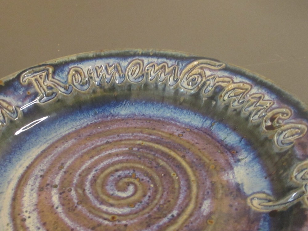 Randy Holbrook Communion Plate 7.5"