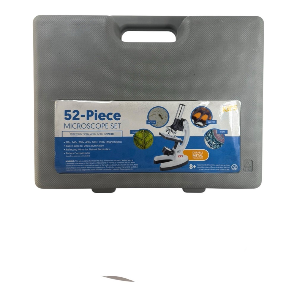AmScope Kids Beginner Kit Biological Microscope - Open Box See Description