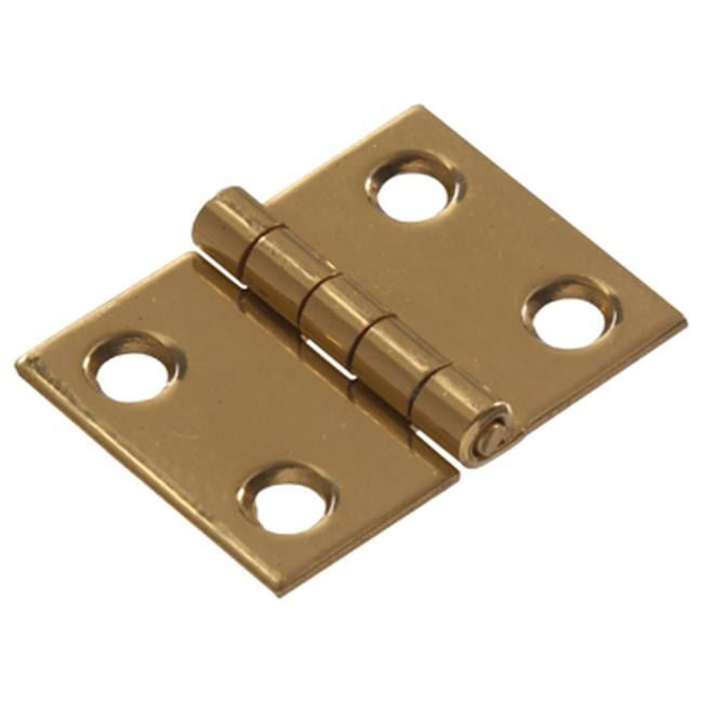 Hardware Essentials Broad Hinge Brass (3/4") 4 Pack