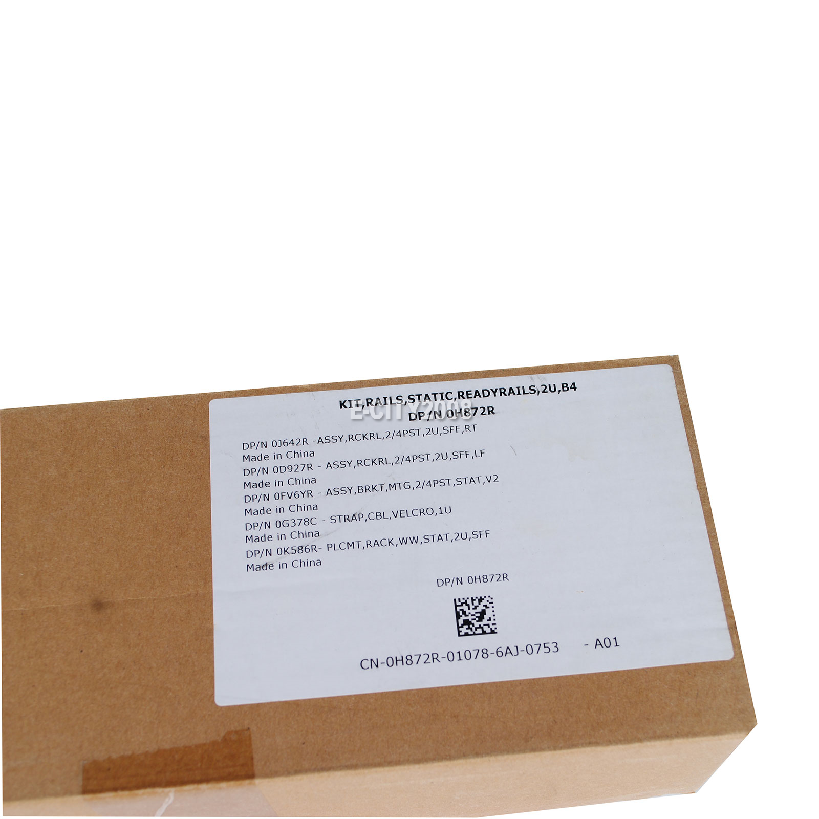 New for Dell Poweredge R510 R520 R530 R720 R730 R820 2U Static Rails H872R