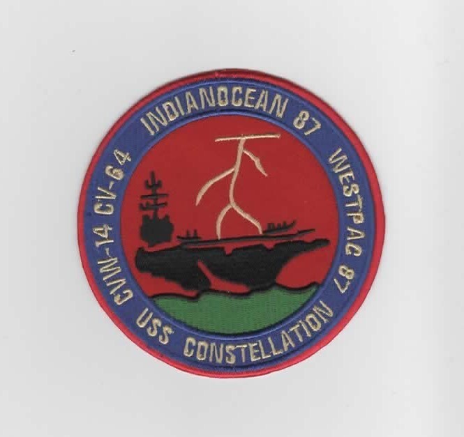 USS Constellation CV-64 "Westpac 87" patch.