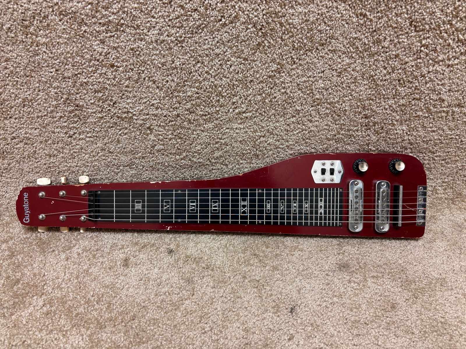 Guyatone Lap Steel HG-92 HG-99 Red MIJ 1960s