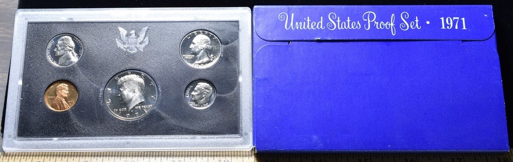 1971-S U.S. Mint Proof Set 5 Coins - Pristine Hand Picked Set