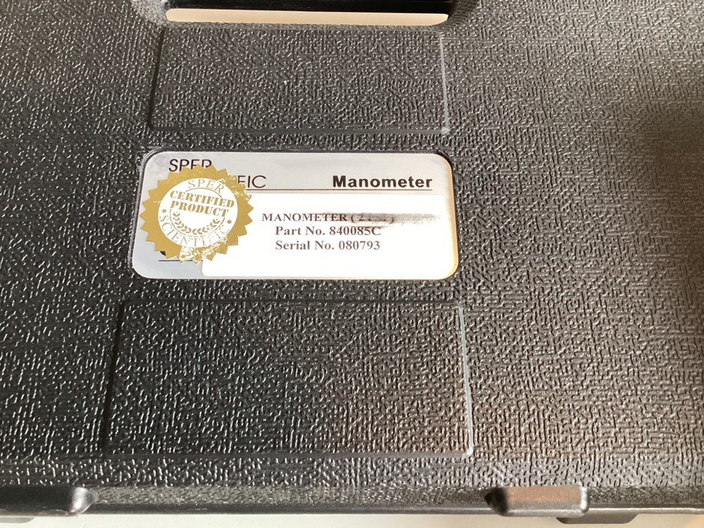 Sper Scientific Monometer 2 PSI, 840085c with case