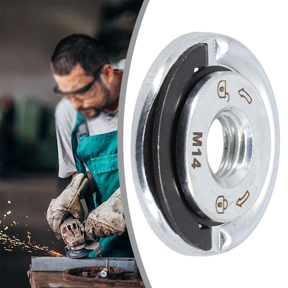 5PCS M14 Angle Grinder Quick Release Self-Locking Grinder Pressing Plate - NEW
