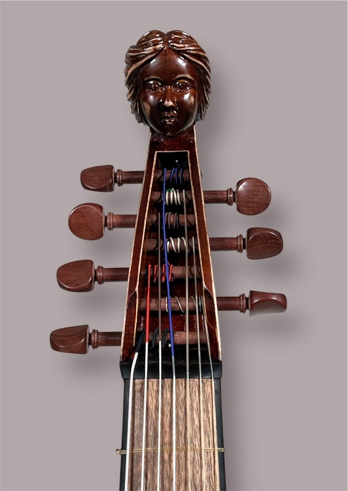 7-string bass viol after Nicolas Bertrand – new construction 2024