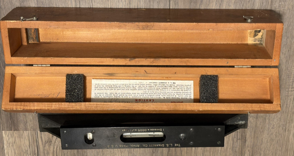 Starrett No. 199 Master Precision Level