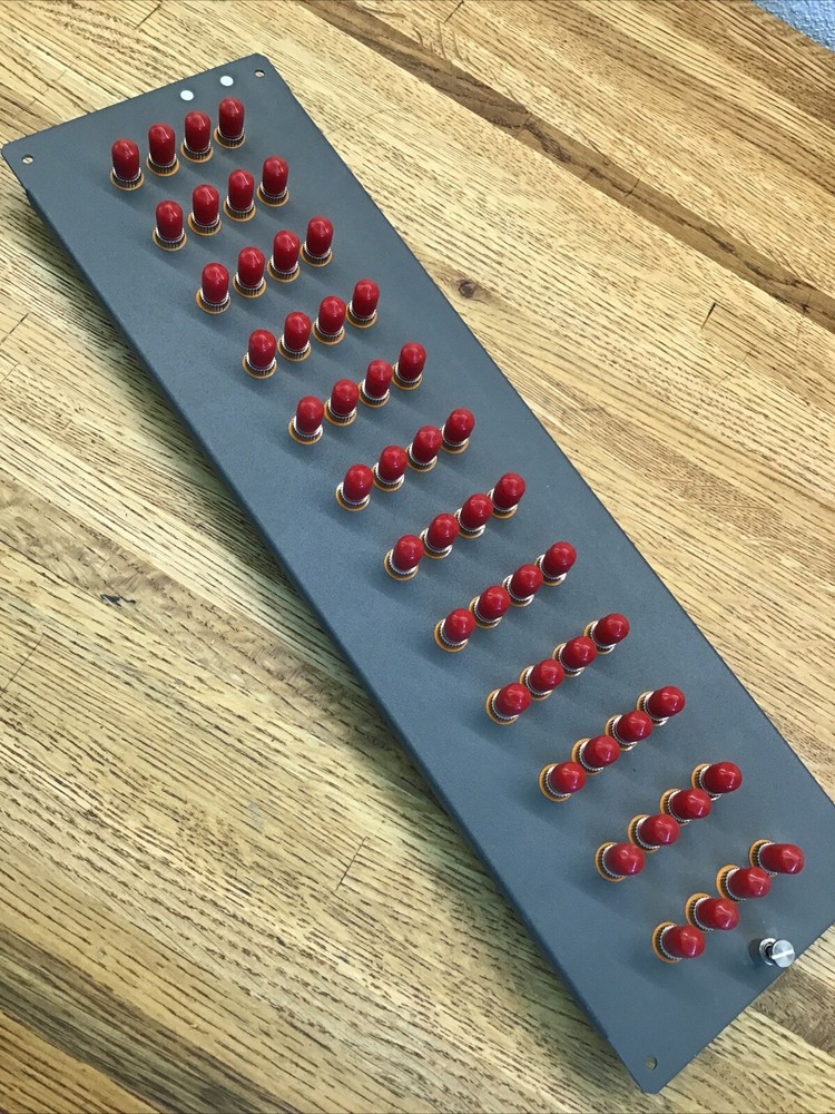 Rack Mount Fiber Optic Patch Panel 48 Metal Sleeves  Mod Tap
