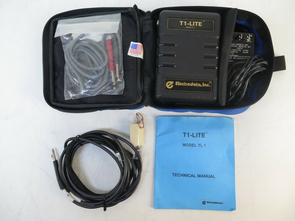 Electrodata T1-Lite Communication Test Set Line Tester W/ Accessories