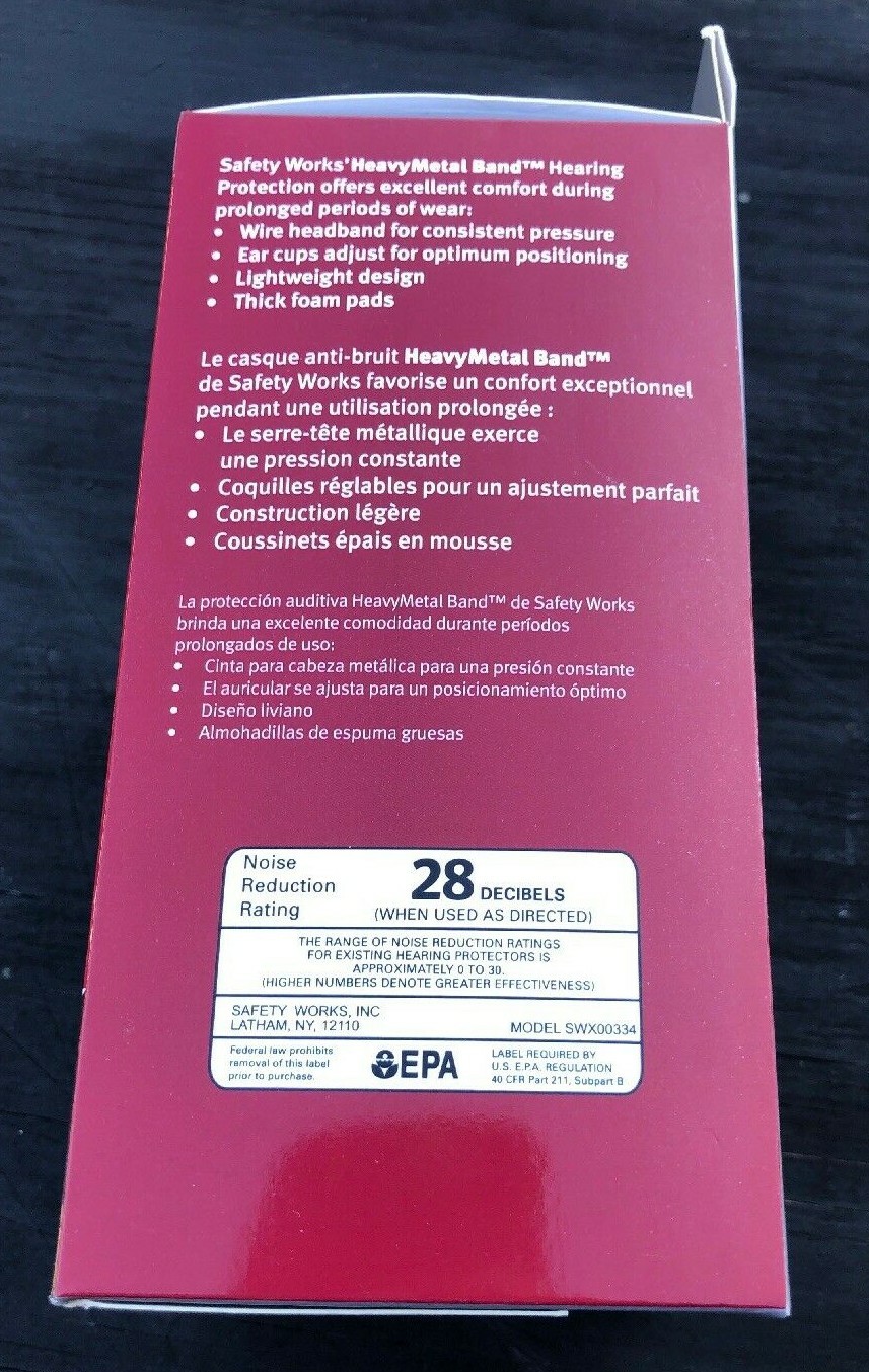 Safety Works INC Pro Ear Muffs - SWX00334