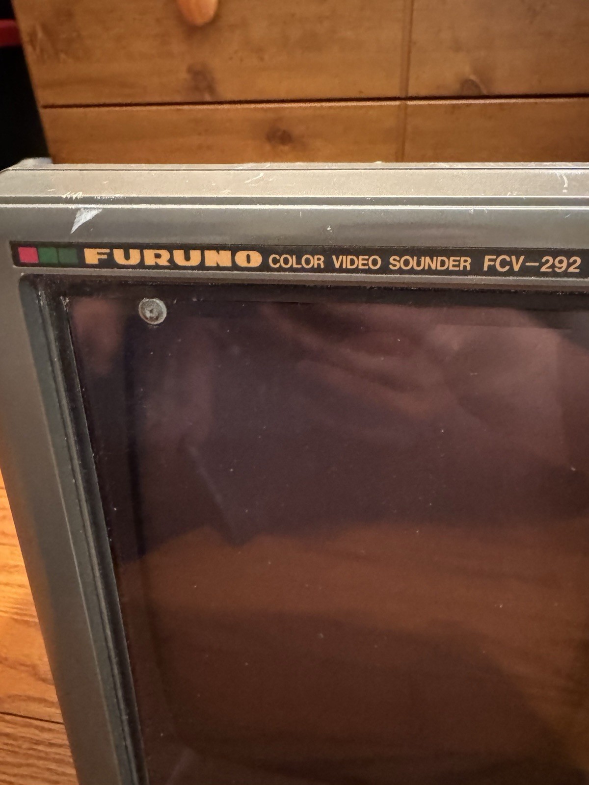 Furuno FCV-292 Color CRT Sounder - 50/200 kHz Untested As Is Estate Find