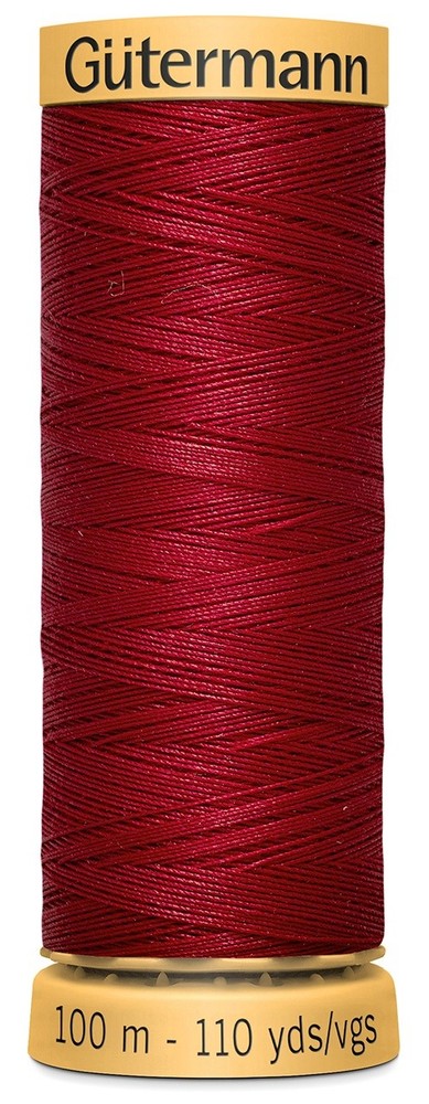 Natural Cotton Thread 110yd Dark Red