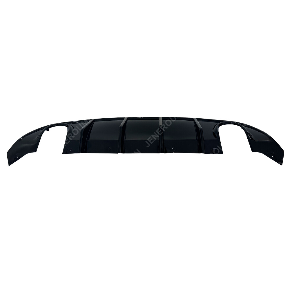 For 2015-2023 Dodge Charger SRT MDP Style Rear Diffuser Bumper Lip Glossy Black