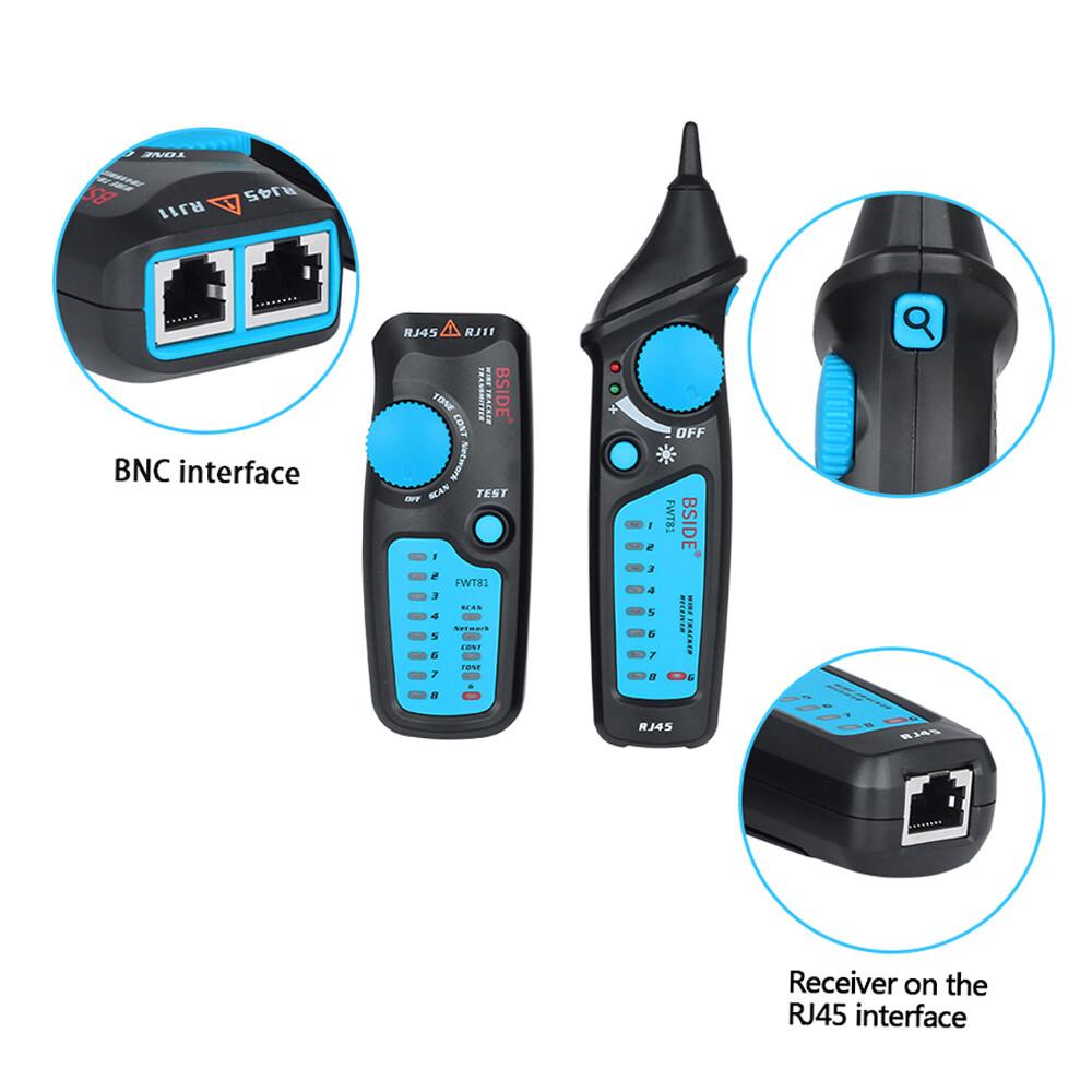 Multi-functional LCD Network Cable Tester Wire RJ11 RJ45 Wire I0F2