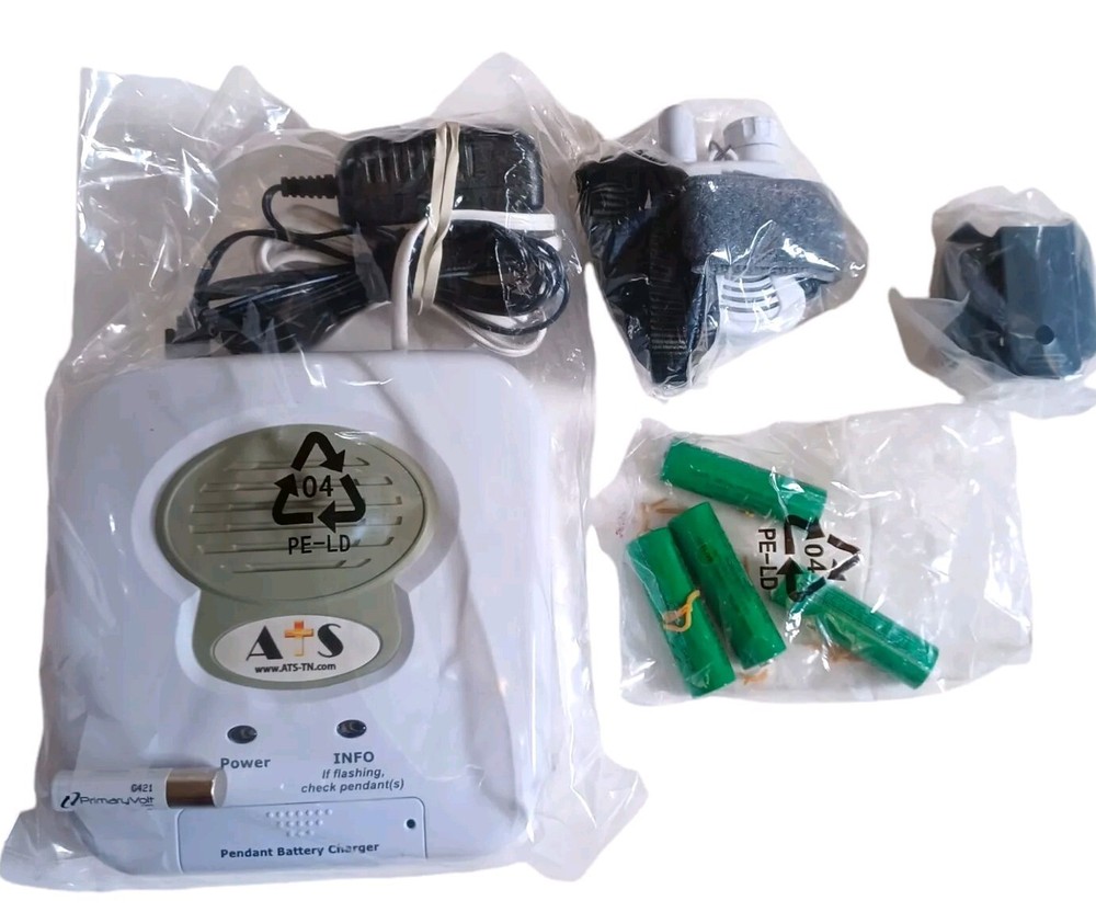 ATS Personal Emergency Response System 2-way Voice Pendant Communicator Set