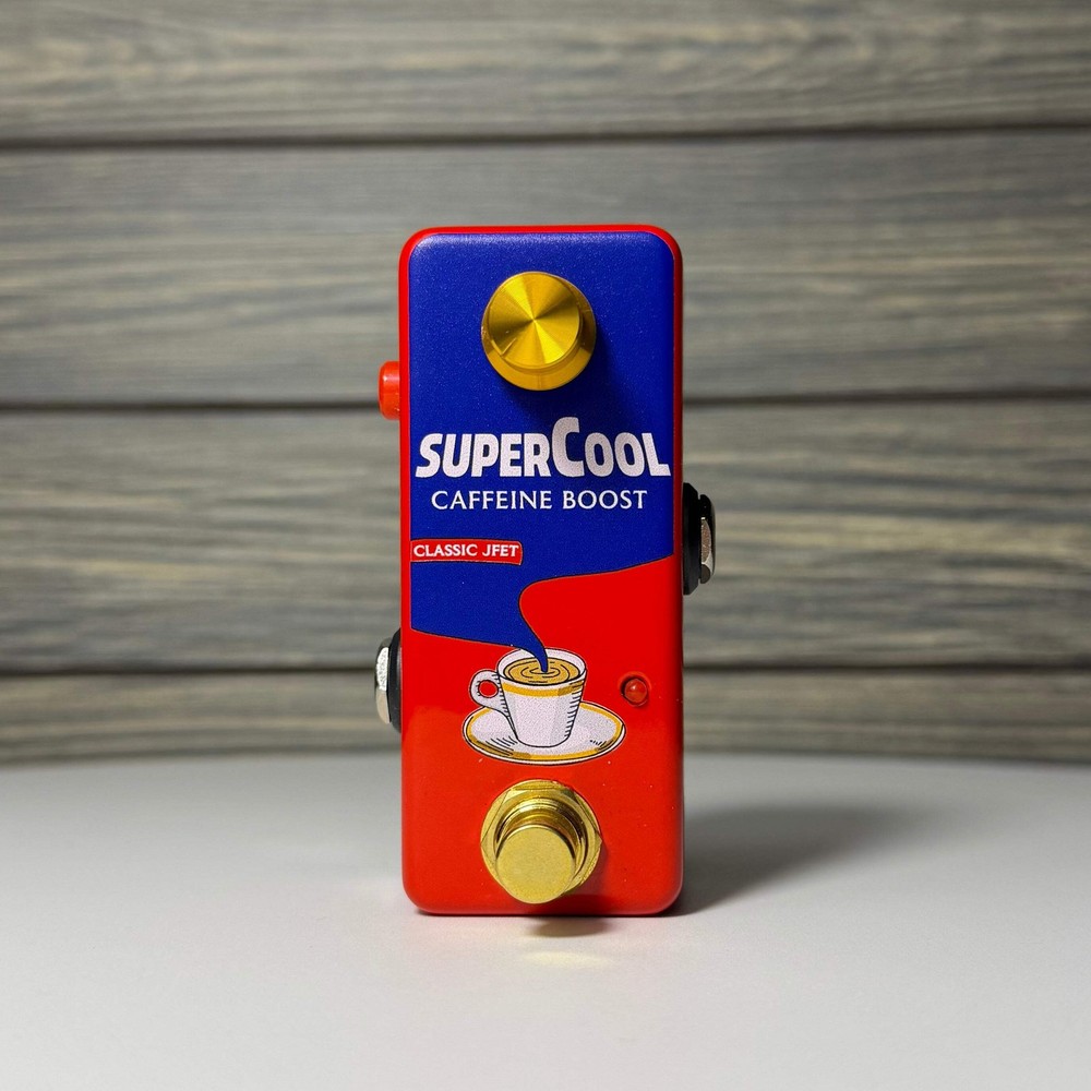 Supercool Pedals Caffeine Boost Classic JFET Boost Pedal