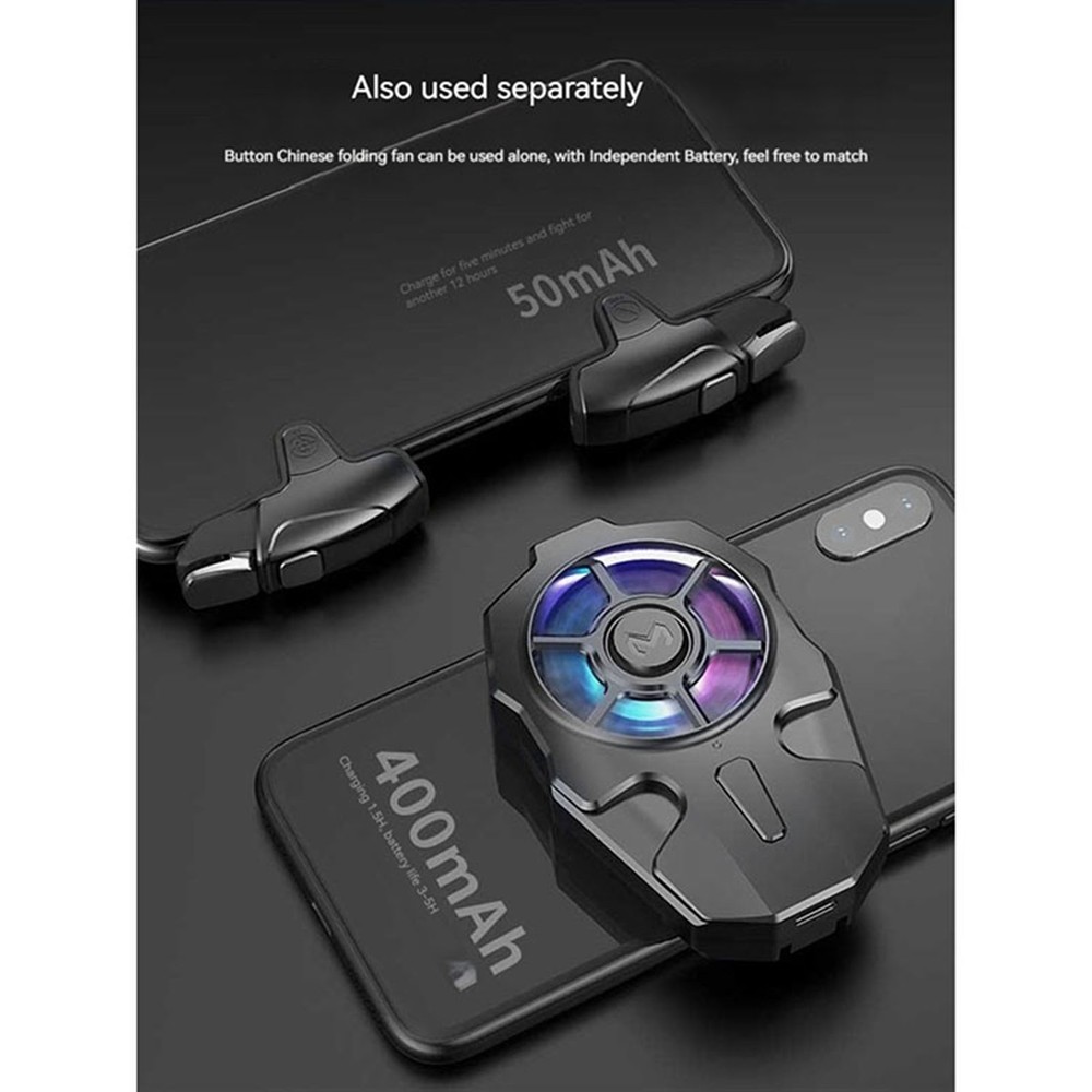 Fire Pressure Button Integrated 3-speed Wind Adjustment Game Controller Radiator