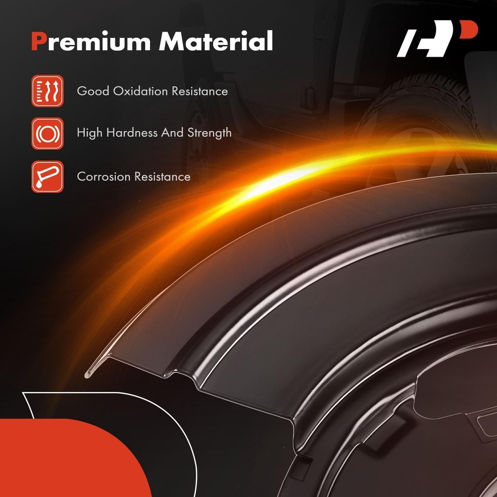A-Premium Rear Driver and Passenger Side Brake Dust Shield Compatible with Fo...