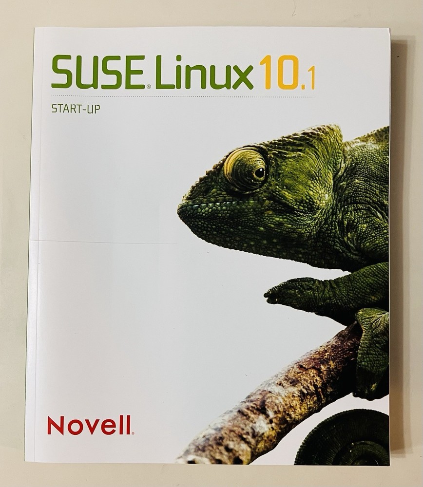 SUSE Linux 10.1 Strong Encryption Box Set 7-Disc CD/DVD + Manual Novell Complete