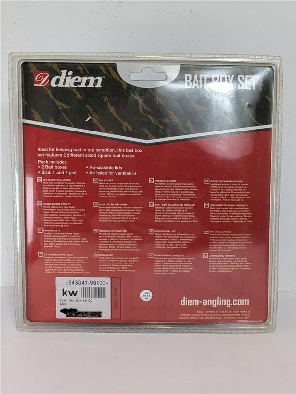 Diem Bait Box Set – Durable Stackable Bait Containers For Fishing