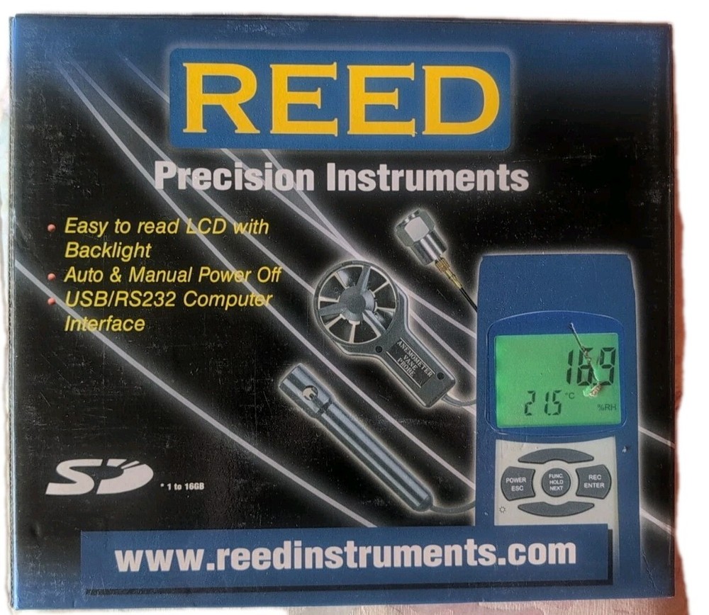 Reed Instruments SD-9300 Data Logging Conductivity/TDS/Salinity Meter NEW