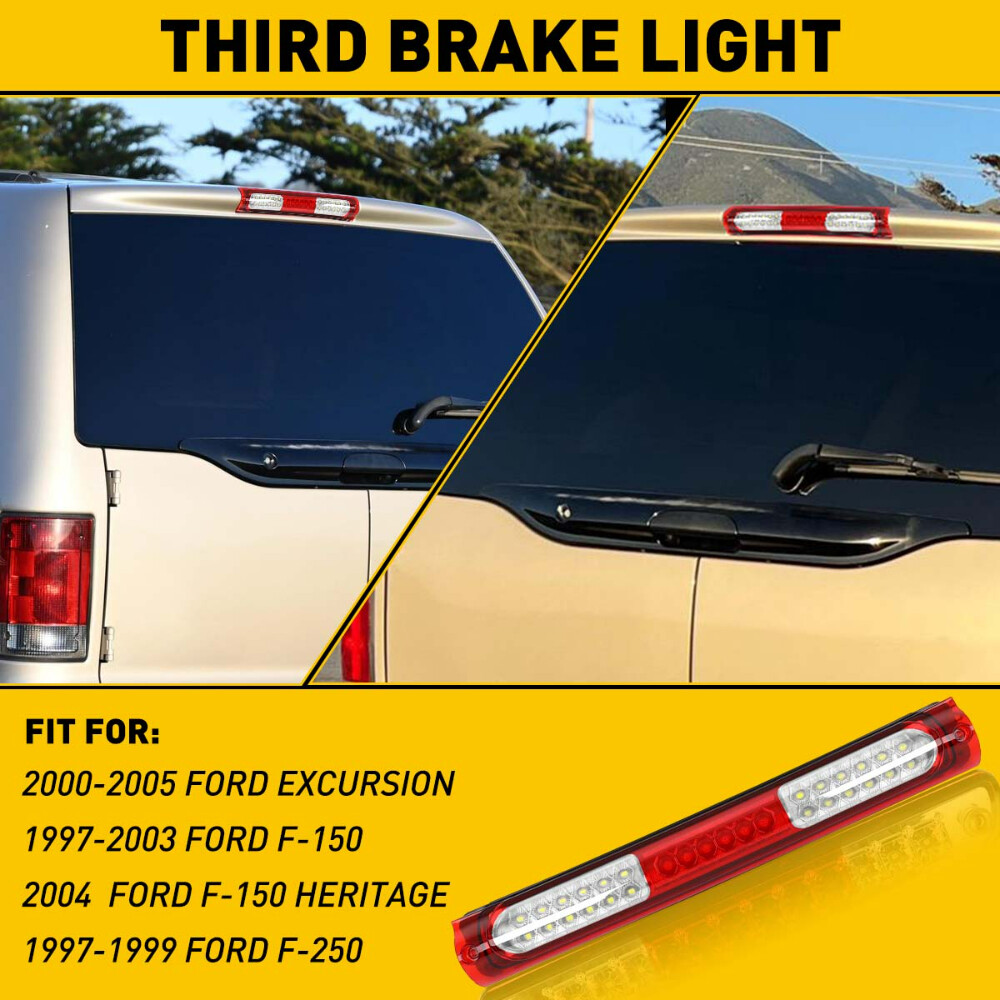 FOR 2000 - 2005 FORD EXCURSION LED 3RD THIRD REAR CETER BRAKE CARGO LAMP LIGHT