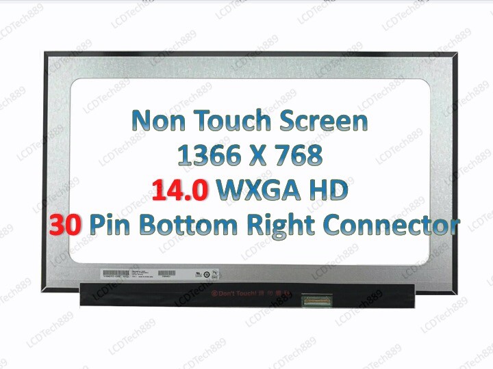 New 14" Laptop Screen for Lenovo ThinkPad E490 E490S E495 Series Non-touch Panel