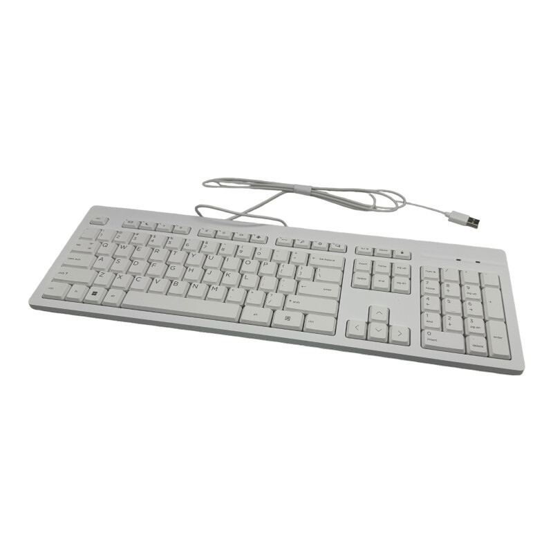 N51147-001 - Keyboard, 125 White, Wired US