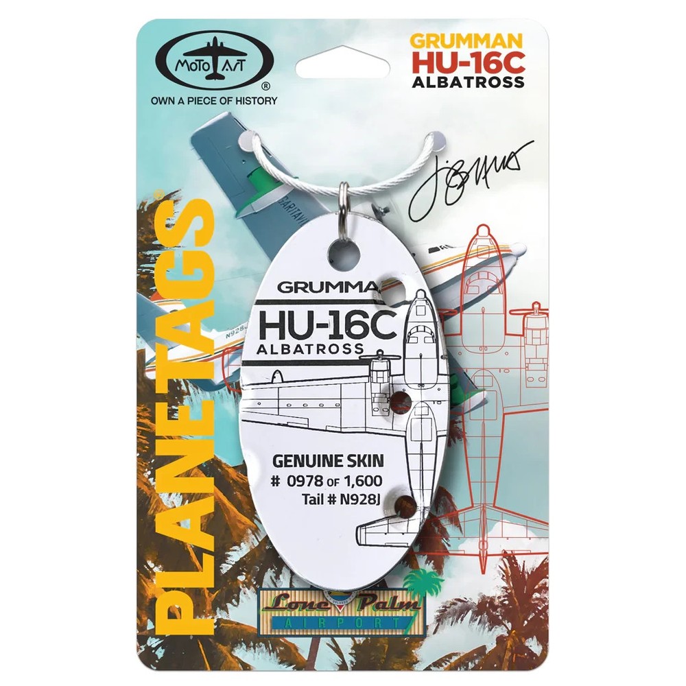 Jimmy Buffett’s Hemisphere Dancer Plane Tag - Limited Edition random number