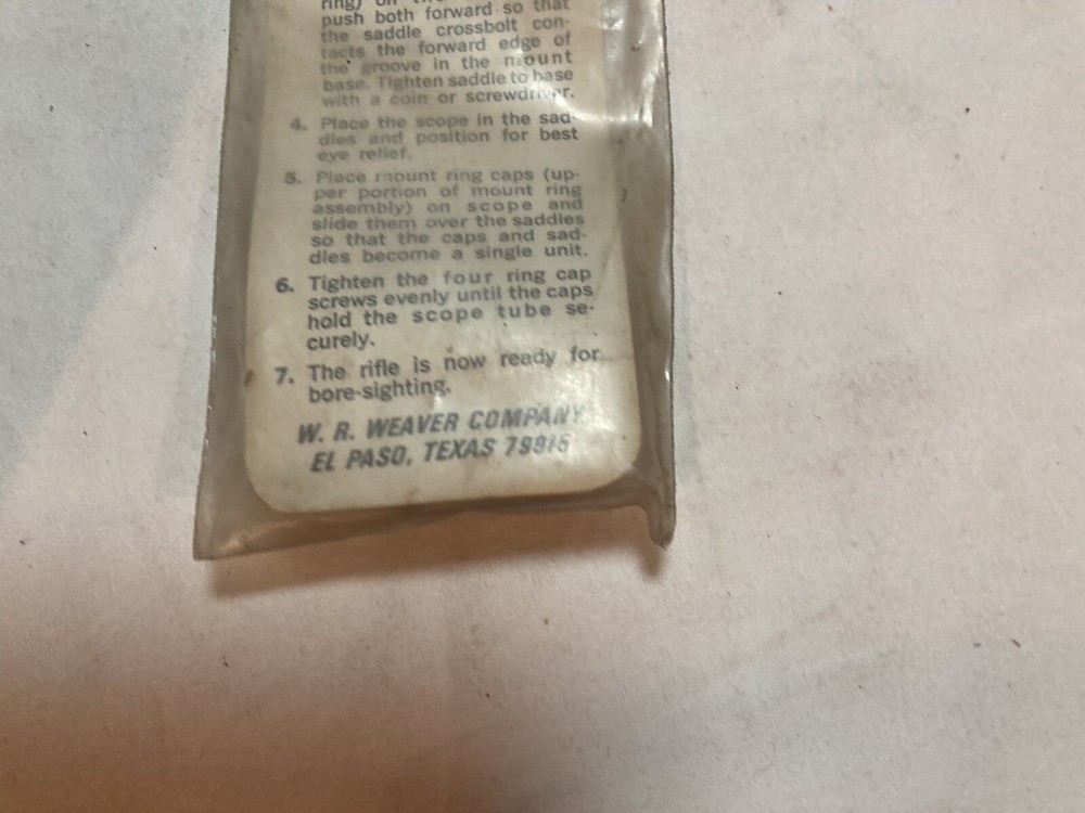 Weaver Top Mount Base #32 48032