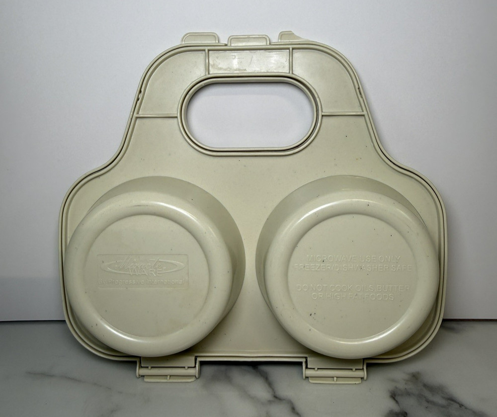 Miracle Ware by Progressiv - Egg Poacher Microwave Cooker - Quick Easy Breakfast