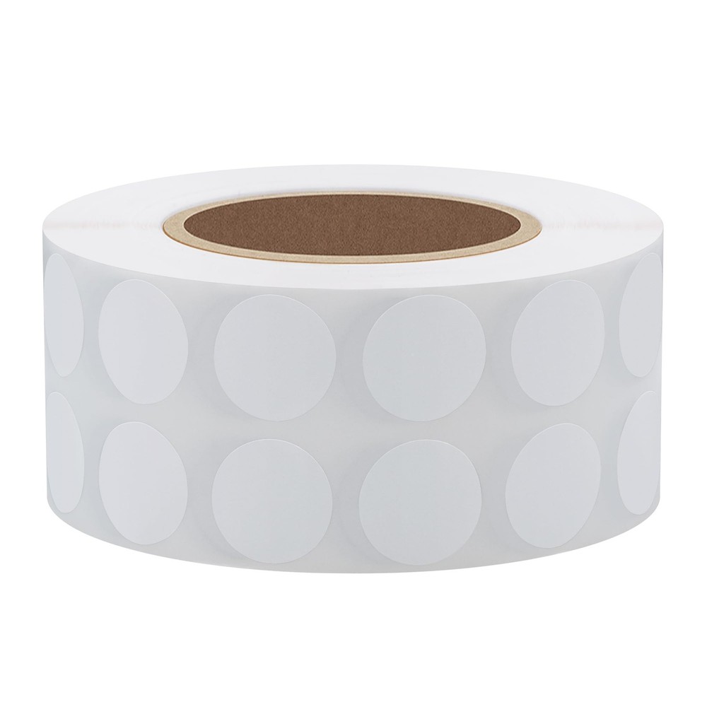HYBSK 2000pcs White Circle Stickers Color Coding Dot Labels 1/2 13mm,