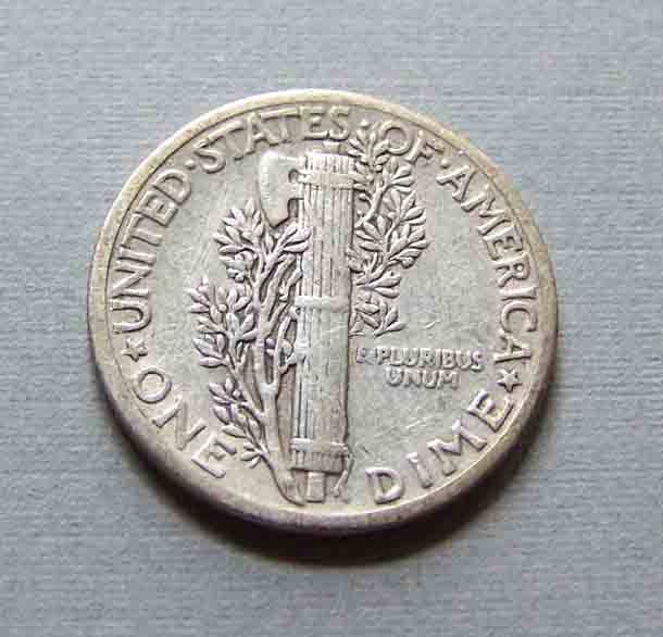 1937 Mercury Dime #22