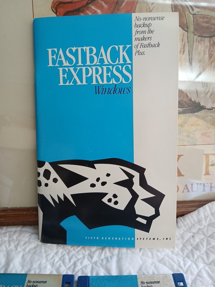 Fastback Express Windows Floppy Disks & User's Manual
