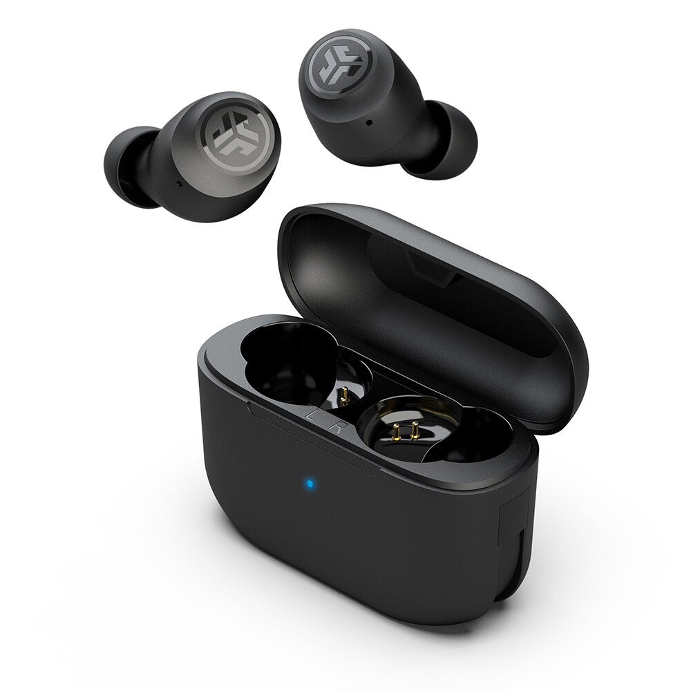 JLab Go POP+ True Wireless Bluetooth Earbuds, In-Ear Headphones, Refurbished