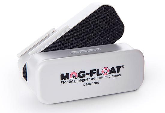 MAG-FLOAT GLASS FLOATING MAGNET AQUARIUM CLEANER MEDIUM FLOAT-125