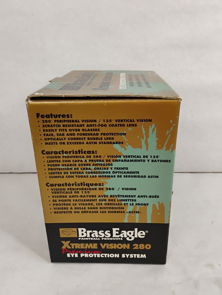 Brass Eagle XTREME VISION 280 paintball goggle system