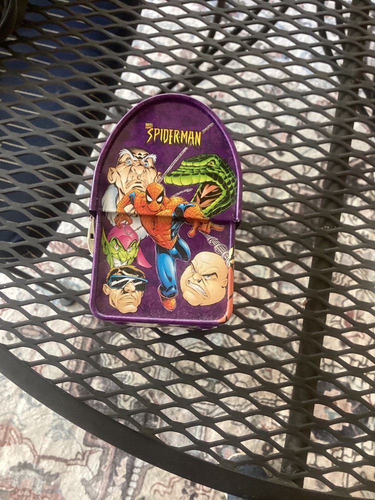 Spider-Man 2 Mini Tin Lunch Box 2004 Marvel Characters