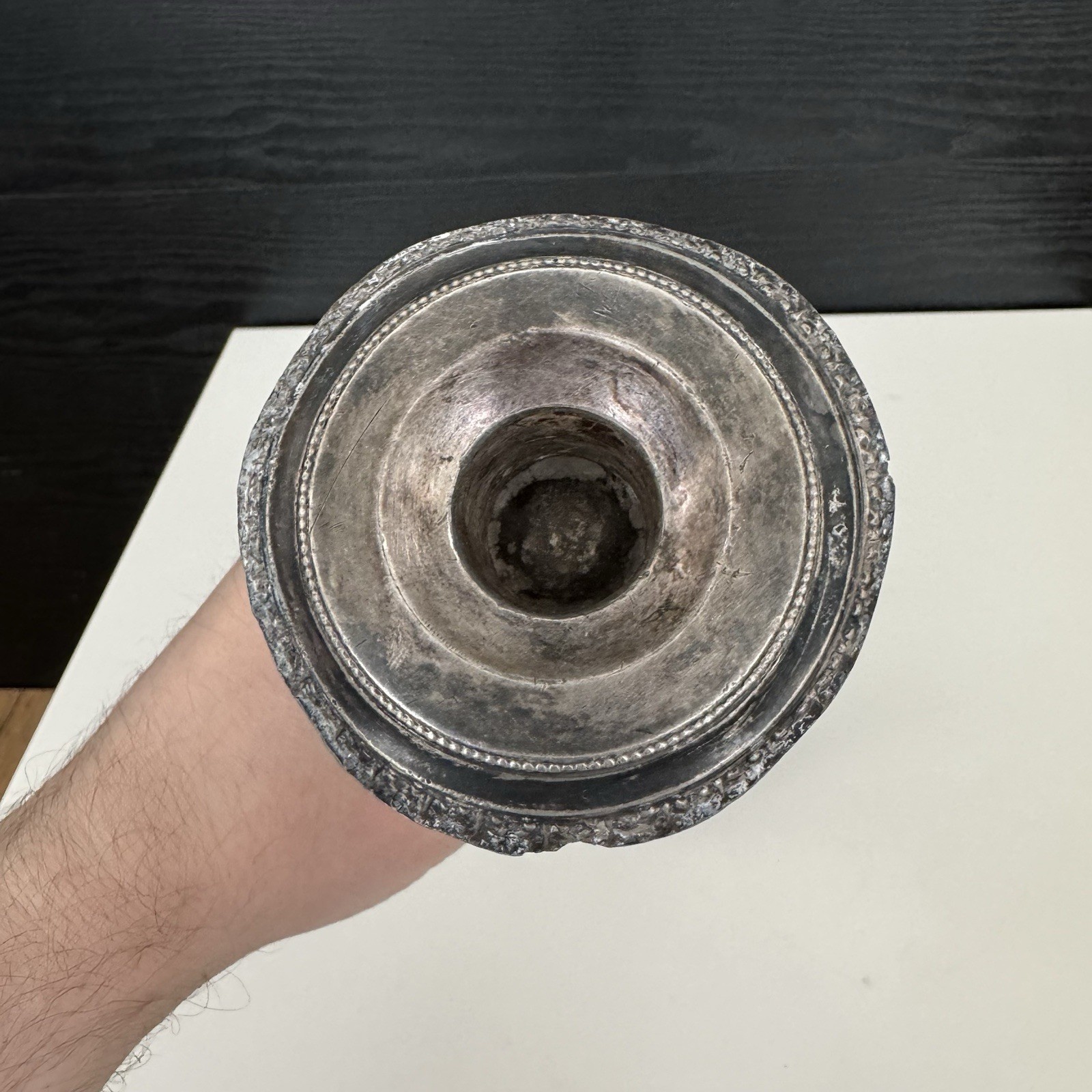 Vintage Ornate 12" Stamped DERBY S P Co Silverplate Candlestick Holders #2547