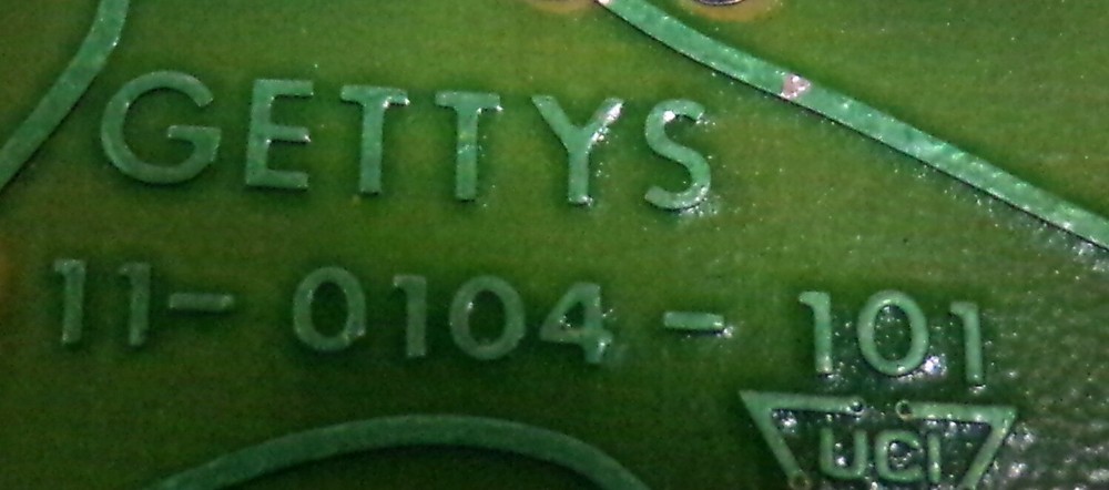 GETTYS, CIRCUIT BOARD, 11-0104-101