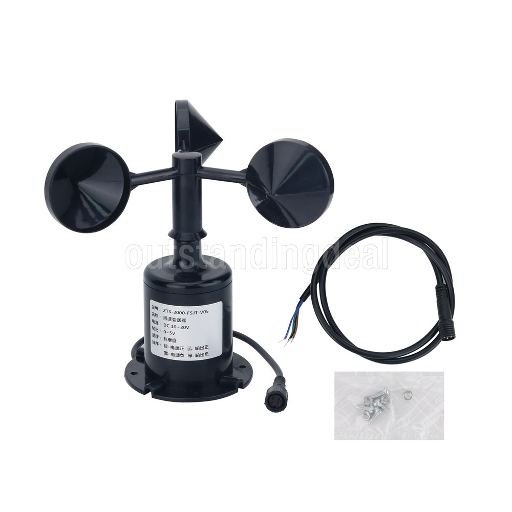 Wind Speed Sensor with 0-5V Output Applied to Construction Site Tower Cranes ot2
