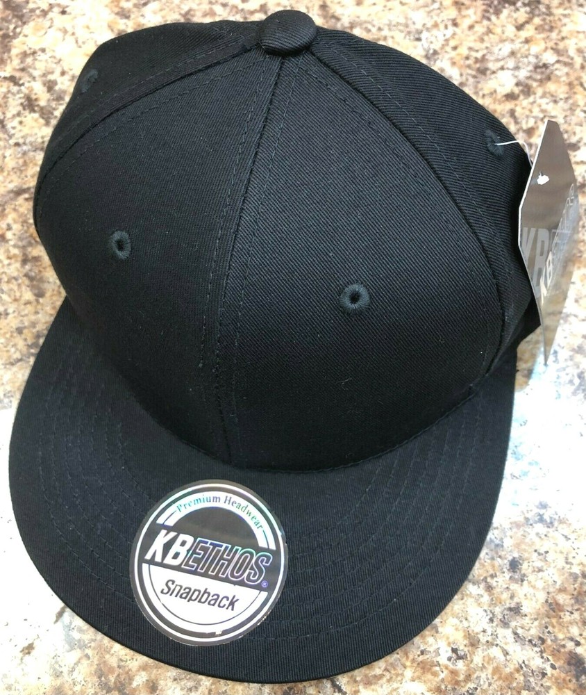 Original Plain Snapbacks Hats Flat Bill Caps [ KBETHOS ] Solid Colors (New Item)