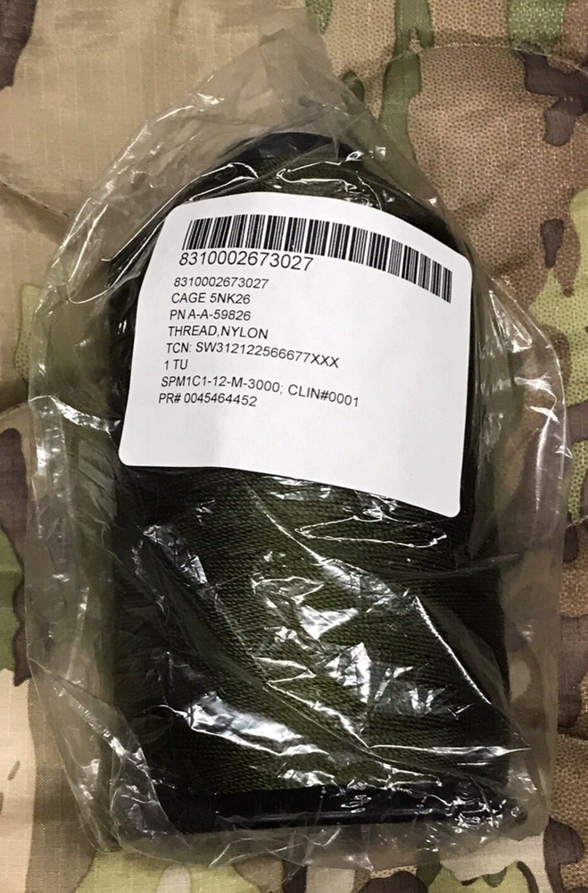 Thread Nylon Olive Drab 1/2 Pound Spool USGI