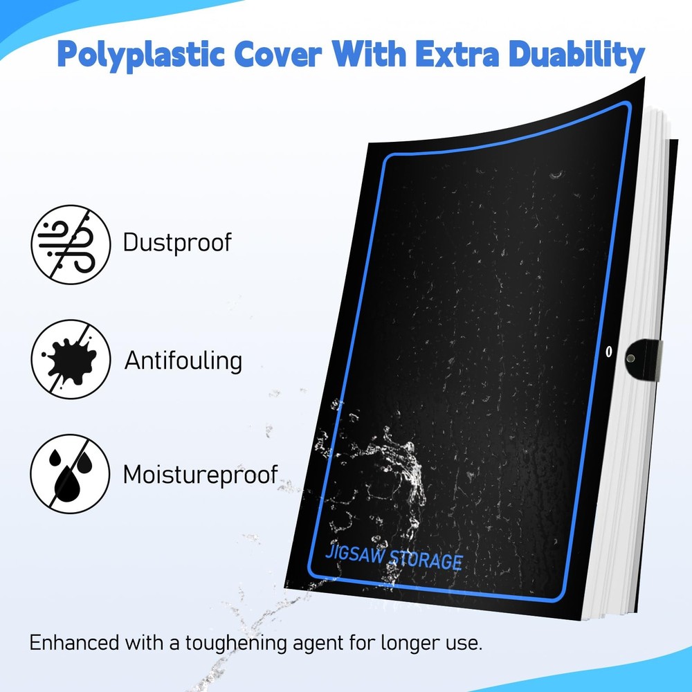 Extra Large Puzzle Storage Folder Keeper for Jigsaw Enthusiasts - Space-Savin...