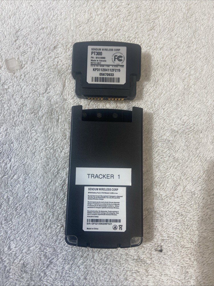 Sendum Wireless Corp PT300D Wireless Tracking Device Black
