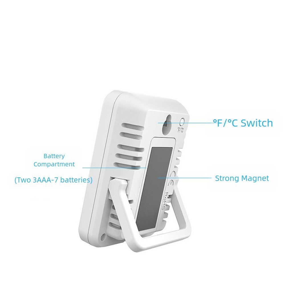 For Office Environment Digital Thermo-Hygrometer Accurate Built-In Sensor